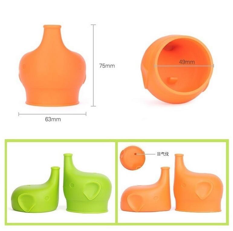 Kids Water Bottle Safety For Silicone Sippy Lids - Make Most Cups a Sippy Cup Leak Proof Drink Straw Sippy Cup for Kid Baby Feed